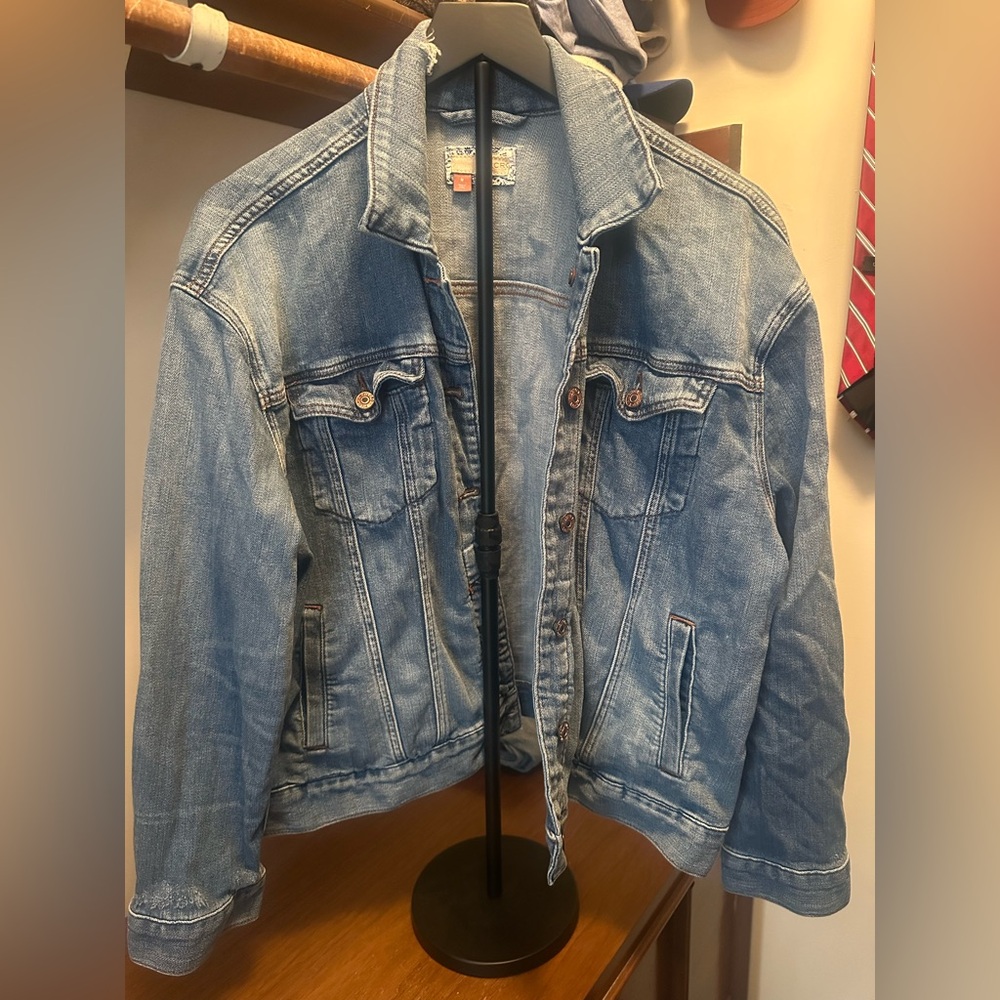 Pilcro Blue Denim Fabric